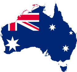 Australia-Flag-Map
